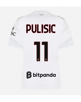 AC Milan Christian Pulisic #11 Maglia Gara Trasferta Repliche 2026-27 Donna Maniche Corte AC Milan Christian Pulisic #11 Maglia Gara Trasferta Repliche 2026-27 Donna Maniche Corte